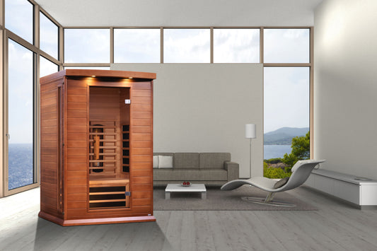 Golden Designs Maxxus 2 Person Full Spectrum Infrared Sauna – MX-M206-01-FS CED