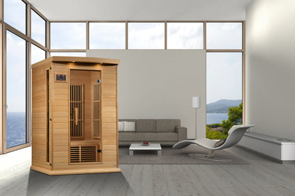 Maxxus 2 Person Low EMF Infrared Sauna – MX-K206-01