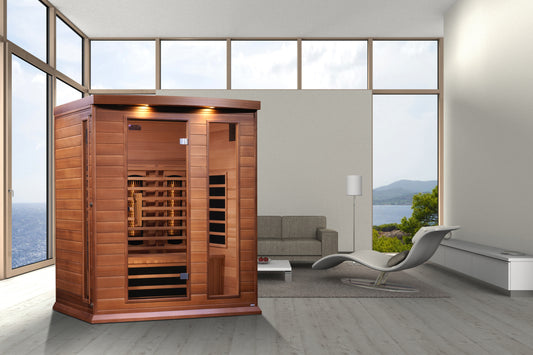 Golden Designs Maxxus 3 Person Full Spectrum Infrared Sauna – MX-M306-01-FS CED