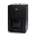 Narvi Kaamos 20 Wood Burning Heater with rocks and flat floor plate