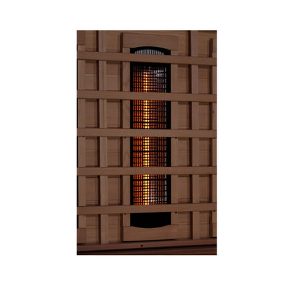 Golden Designs Reserve Edition Full Spectrum Infrared Sauna with Himalayan Salt Bar – GDI-8260-01