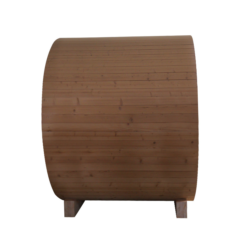 Premium Cedar Barrel Sauna | Glass Front Outdoor Sauna