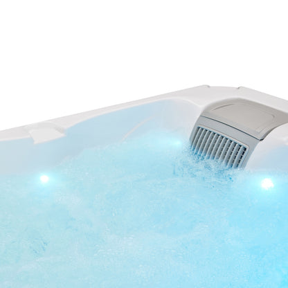 Luxury 4-Person Outdoor Spa Hot Tub with Advanced Jets, Bluetooth, and LED Lighting | OF-21