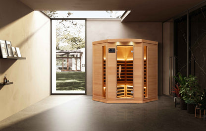 Spacious Infrared Sauna with AV1 Control, Chromotherapy