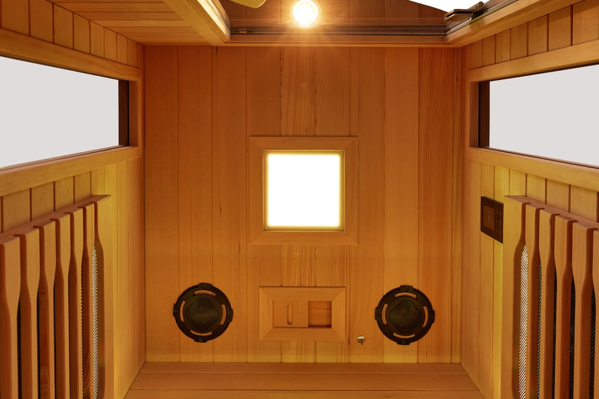 Modern Infrared Sauna with MXD2022 Control & WIFI Connectivity