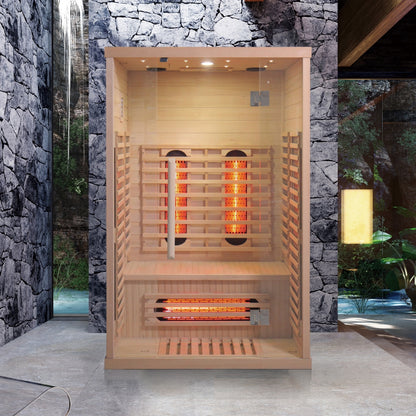 Premium Infrared Sauna with Mica Carbon Heaters and Colortherapy | CIS-06