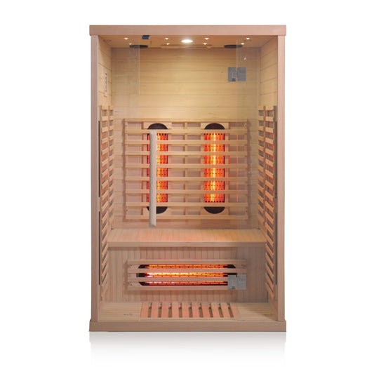 Premium Infrared Sauna with Mica Carbon Heaters and Colortherapy | CIS-06