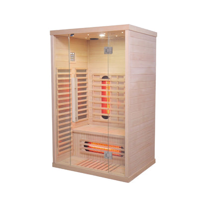 Premium Infrared Sauna with Mica Carbon Heaters and Colortherapy | CIS-06