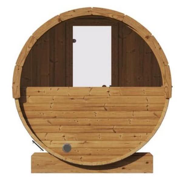 SaunaLife Model E8W 6 Person Sauna Barrel - Window