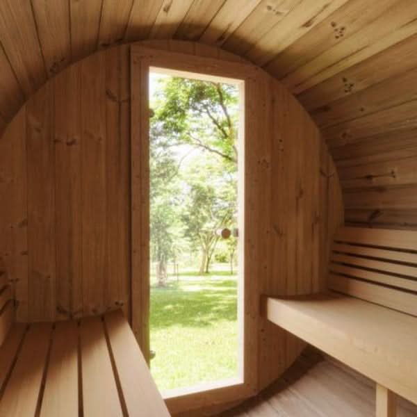 SaunaLife Model E7 4 Person Sauna Barrel