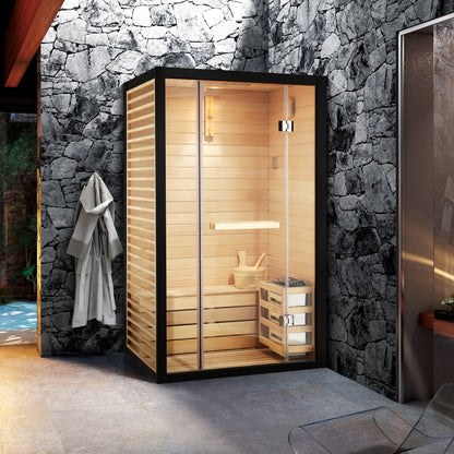 Steam Sauna with HARVIA Heater & Wood Finishes | CTS - 04